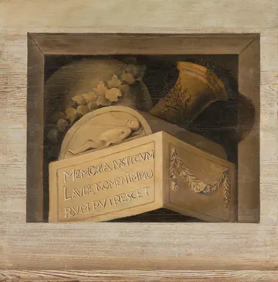 Tomb with Inscription by Якоб ван Кампен, 1645 - 1650 — digital art print download