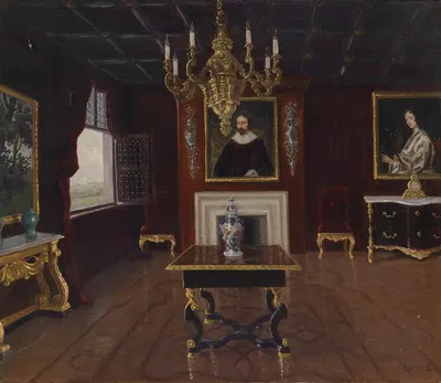 Elegantes Interieur by Якоб Когановский — digital art print download