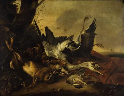 Etalage de gibier mort by Jan Baptist Weenix, 1621 - 1661 — digital art print download