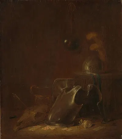 Still life with implements of war by Ян Янсз. Ван Бюсем — digital art print download