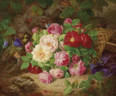 Rosenstück am Waldboden by Josef Lauer — digital art print download