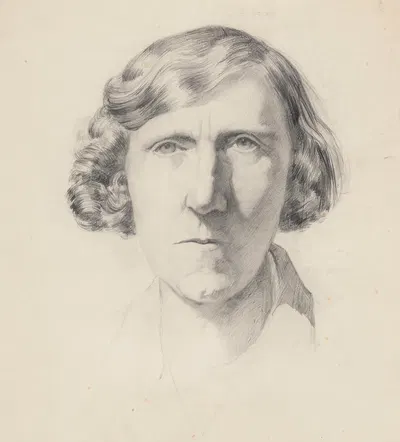 Untitled. (Woman's head) by Elizabeth Berry — digital art print download