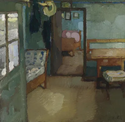 Interieur by Leo Putz, c1905 — digital art print download