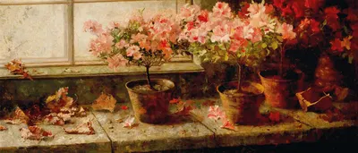 Flowering Azaleas by Мари Эгнер — digital art print download
