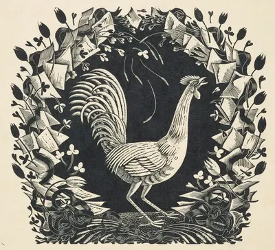 Петух by Эрик Равилиус, 1931 — digital art print download