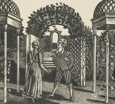 Мария и клоун by Эрик Равилиус, 1932 — digital art print download