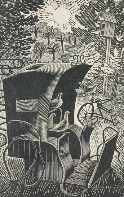 Хансом-каб by Эрик Равилиус, 1935 — digital art print download