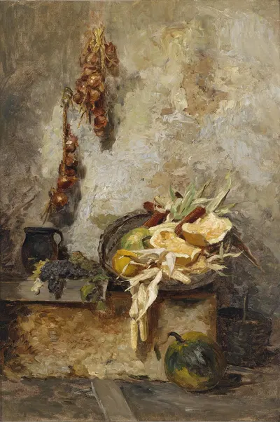 Stillleben mit Feldfrüchten by Olga Wisinger-Florian — digital art print download