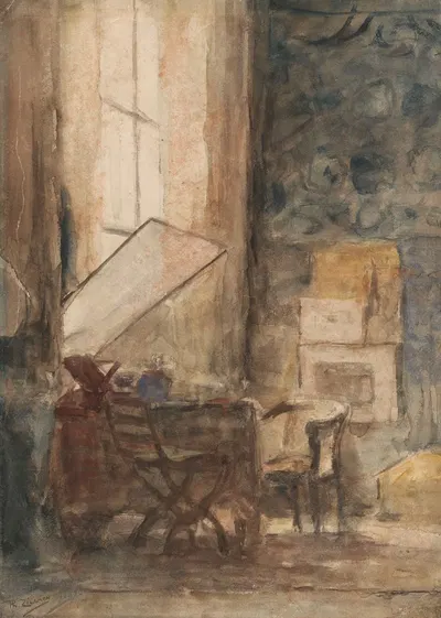 Hoekje in het atelier van Philip Zilcken by Филип Зилкен, 1887 — digital art print download