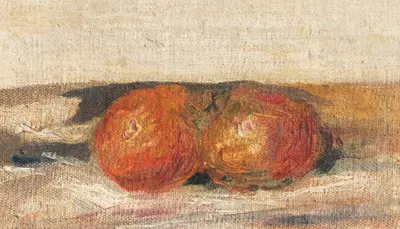 Nature morte (Deux pommes) by Пьер-Огюст Ренуар — digital art print download