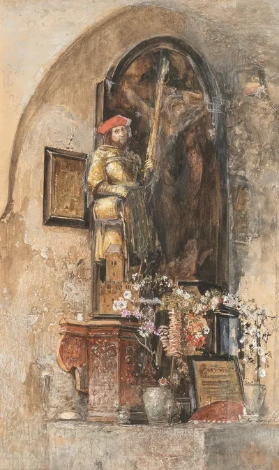 Studie eines Altars by Роберт Русс, 1911 — digital art print download