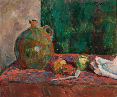 Red-green still life by Вацлав Вансович, 1938 — digital art print download