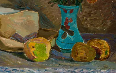 Blue flower vase by Зигмунт Валишевский, 1936 — digital art print download