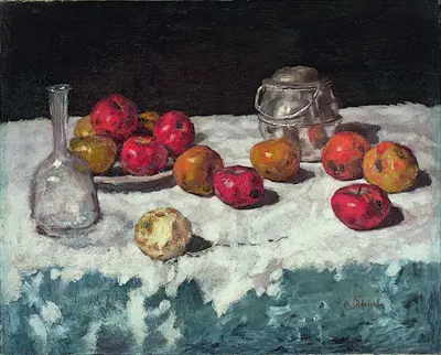 Still Life with Apples by Карл Шух, 1889 — digital art print download