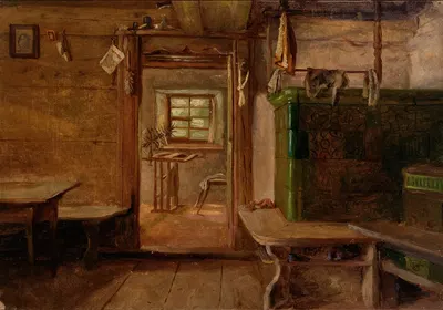Interior of a House by Элифаэт Фрейзер Эндрюс — digital art print download