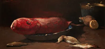 Still Life with Fish by Эмиль Карлсен, 1893 — digital art print download