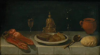 Still Life and Laid Table by Juan van der Hamen y León — digital art print download