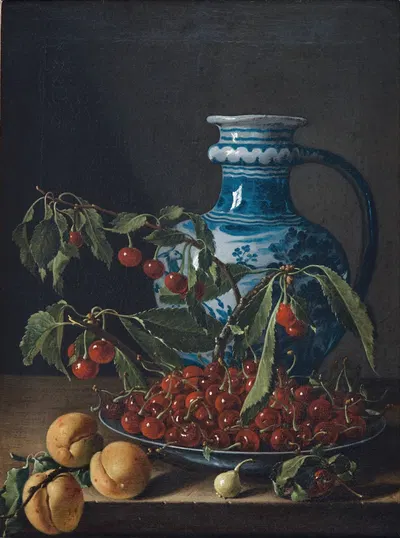 Still Life with Fruit and Jug by Luis Meléndez, 1773 — digital art print download