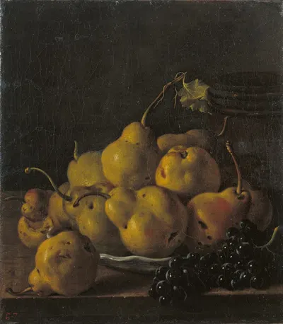 Still Life with Pears and Grapes by Luis Meléndez — digital art print download