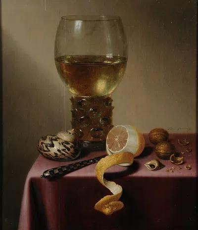 Nature morte au citron by Maerten Boelema De Stomme — digital art print download