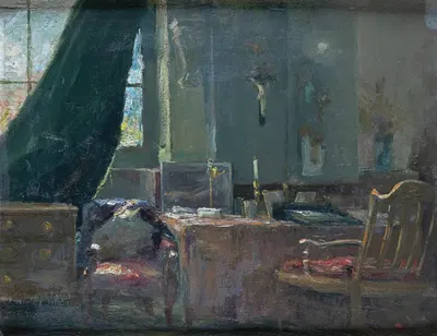 Het atelier van Marthe Verhaeren in de rue Potagère by Март Массен, 1900 — digital art print download