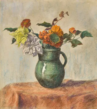 Fleurs dans un pot vert by Поль Рансон, 1903 — digital art print download