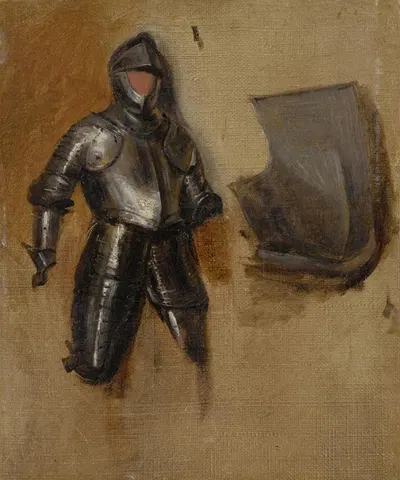 Study of a sixteenth-century half suit of armor by Ричард Паркс Бонингтон — digital art print download