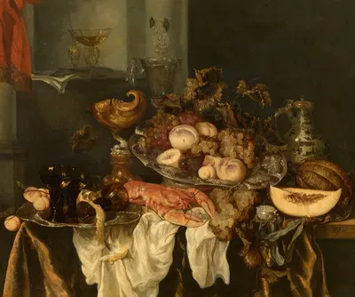 Still Life by Авраам ван Бейерен — digital art print download