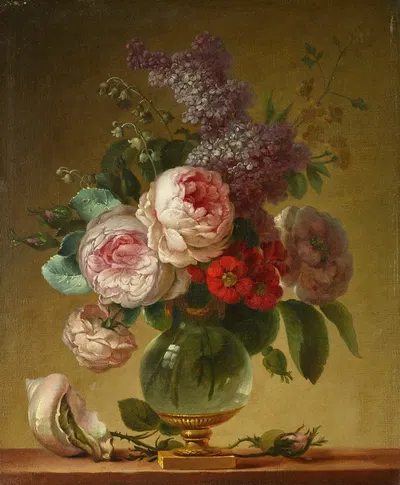 Floral Still Life by Anne Vallayer-Coster — digital art print download