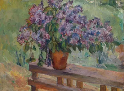 Still Life with Lilacs by Aristarkh Lentulov — digital art print download