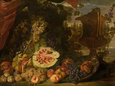 Still Life with Fruit by David de Coninck — digital art print download