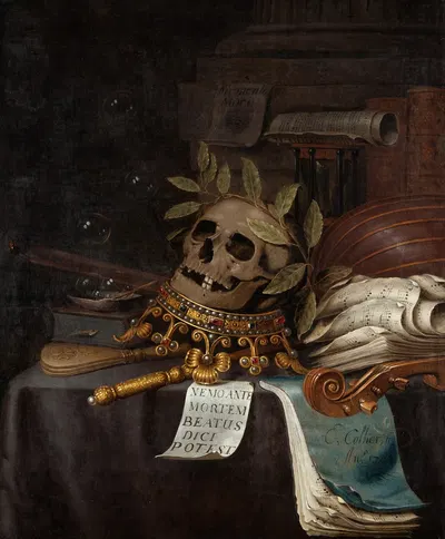 Vanitas by Evert Collier, 1704 — digital art print download