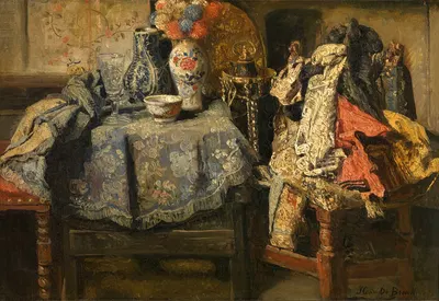 Still Life Requisites by Анри де Бракелер, 1885 — digital art print download