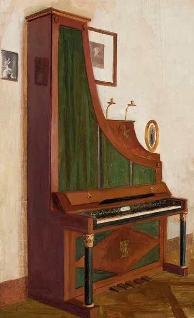 Giraffe piano by Юлиан Мазыньский — digital art print download