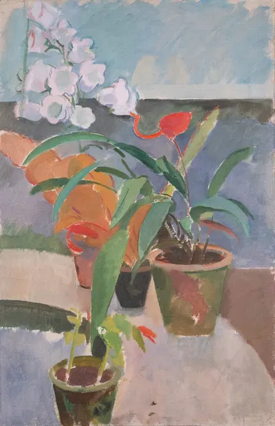 Potted Plants by Karl Isakson — digital art print download