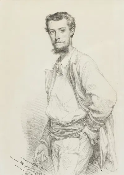 Portrait d'Edouard-Théophile Blanchard by Анри Реньо, 1869 — digital art print download