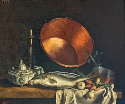 Still life with cauldron by Paul Prouho — digital art print download