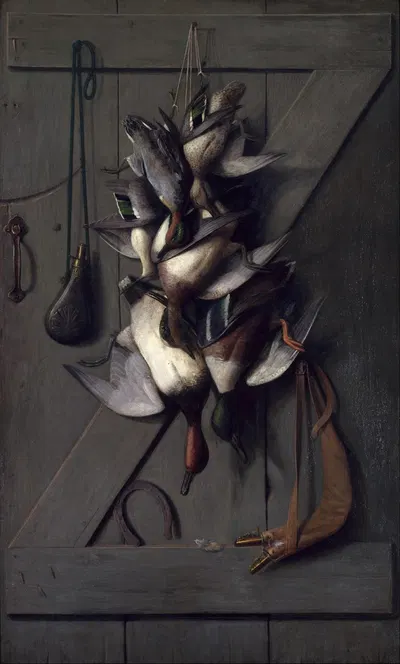 Hunting Still Life by Richard La Barre Goodwin, 1885-1895 — digital art print download