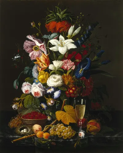 Victorian Bouquet by Severin Roesen — digital art print download