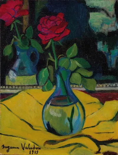 La Rose au miroir by Сюзанна Валадон, 1919 — digital art print download