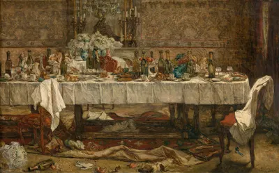 After the Wedding by Виллем Линнинг младший, 1875 — digital art print download
