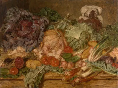 Vegetables by Виллем Линнинг младший, 1886 — digital art print download