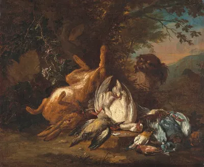 Nature morte au gibier by Adriaen De Grijef — digital art print download
