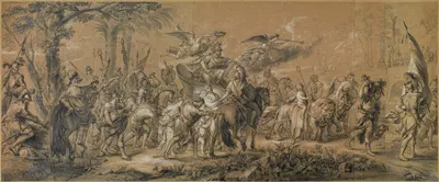 De verheerlijking van Mars by Jan van Orley — digital art print download