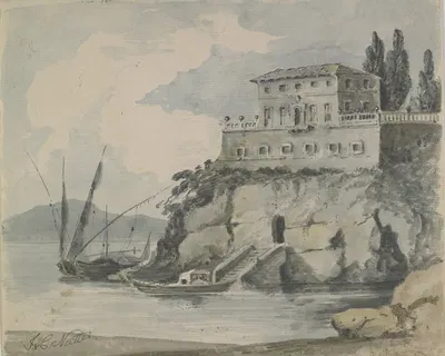 In the Bay of Naples by Джон Клод Нэттес — digital art print download
