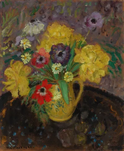 Les Tulipes Jaunes by Frederick Carl Frieseke — digital art print download
