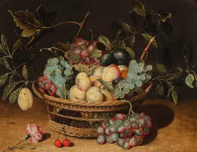 Still life with grapes by Isaak Soreau — digital art print download