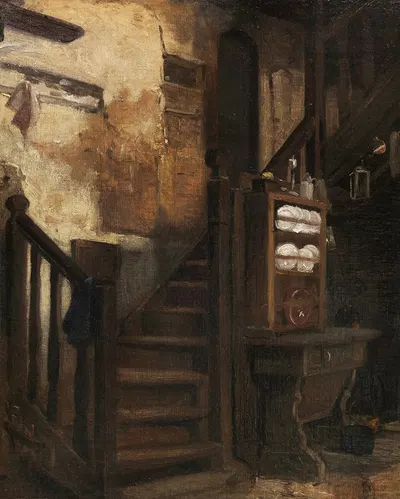 Stiegenaufgang by Иоганн Шперв — digital art print download