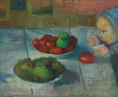 Still life with a profile of Mimi by Meijer Isaäc de Haan, 1890 — digital art print download