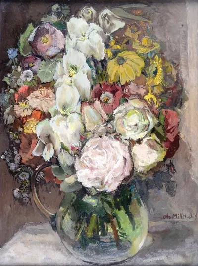 Blumenstrauß by Отто Миллер-Дифло — digital art print download